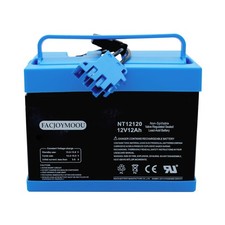 12 Volt 12AH Battery for Peg Perego Tractor John Deere Gator XUV Polaris RZR ...