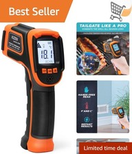Infrared Thermometer Gun Digital Surface Temp Reader for Grill Oven HVAC