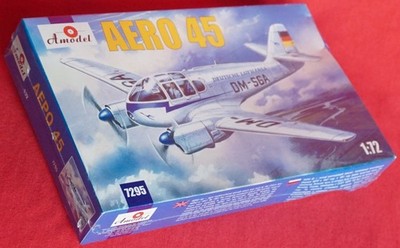 Amodel 1:72 Aero 45 Utility Aircraft - cat. 7295 - Factory Sealed!