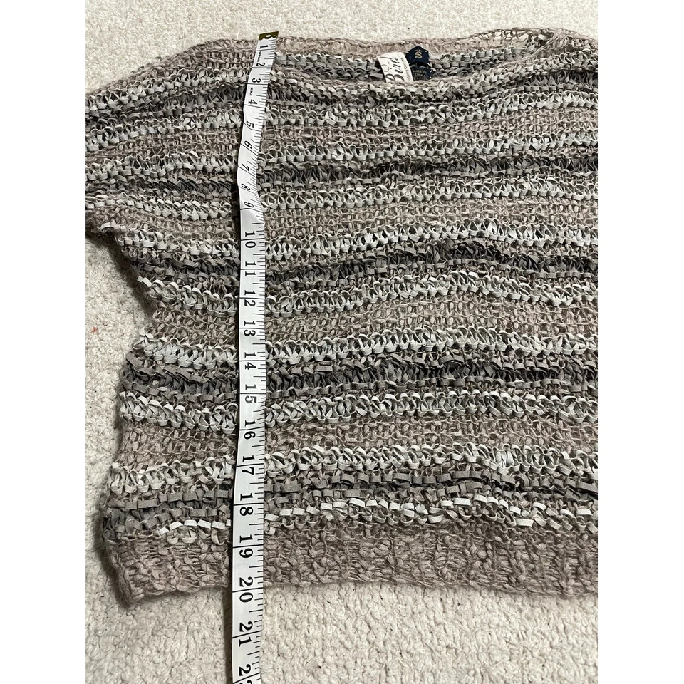 Suéter gris a rayas de gamuza tejido talla S Bird by Juicy Couture para mujer precio de venta sugerido por el fabricante 498 USD Foto 4 de 4