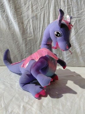 Barbie Vintage Rapunzel Penelope großer sprechender Drache Stofftier 2002 voll funktionsfähig