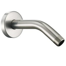Shower Arm with Flange 6 Inches Wall Mount 6 Inch Brushed Nickel