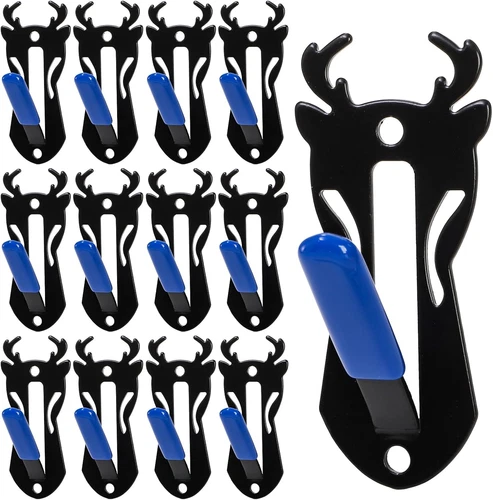 12 Packs Mount Skull Hanger, Deer Skull Hanger, Pronghorn Style Deer Head Hanger - Picture 1 of 8
