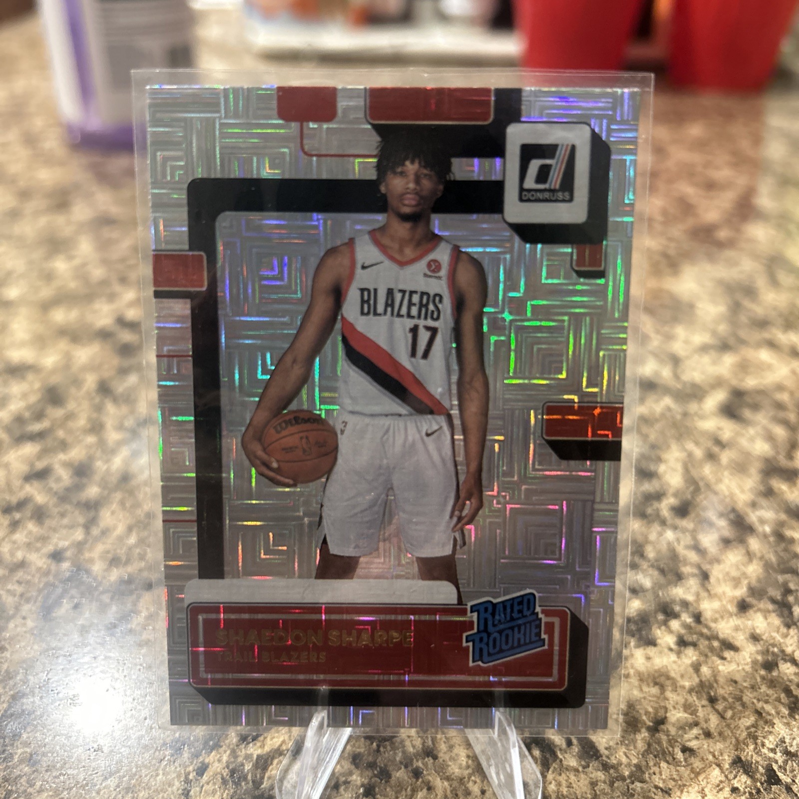 2022-23 Panini Donruss Rated Rookie Choice Shaedon Sharpe #207