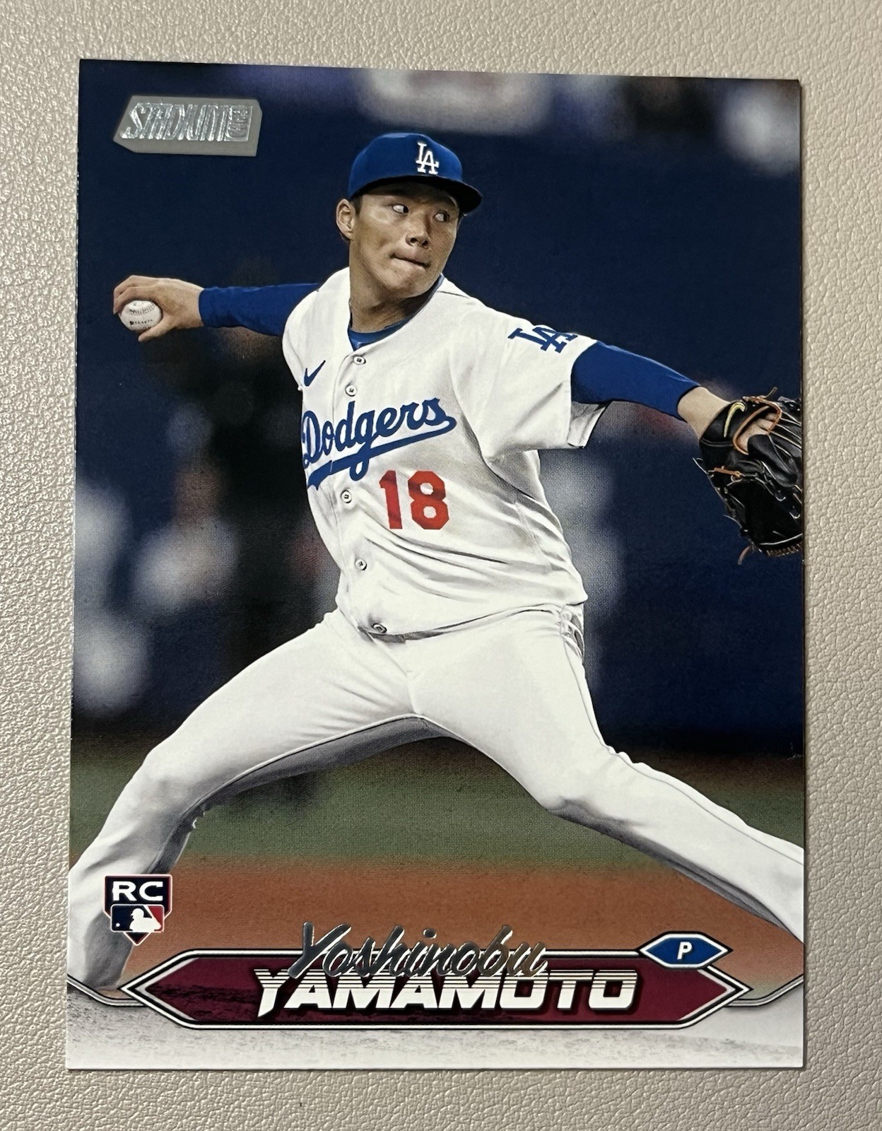 2024 Topps Stadium Club Yoshinobu Yamamoto Los Angeles Dodgers #114 Rookie RC