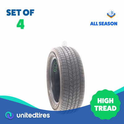 Set of (4) Used 205/55R16 Bridgestone Turanza Quiet Track 91V - 8-8.5/32