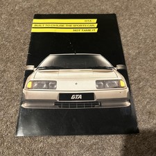 RENAULT GTA V6 & V6 TURBO by ALPINE orig 1987 UK Mkt Sales Brochure