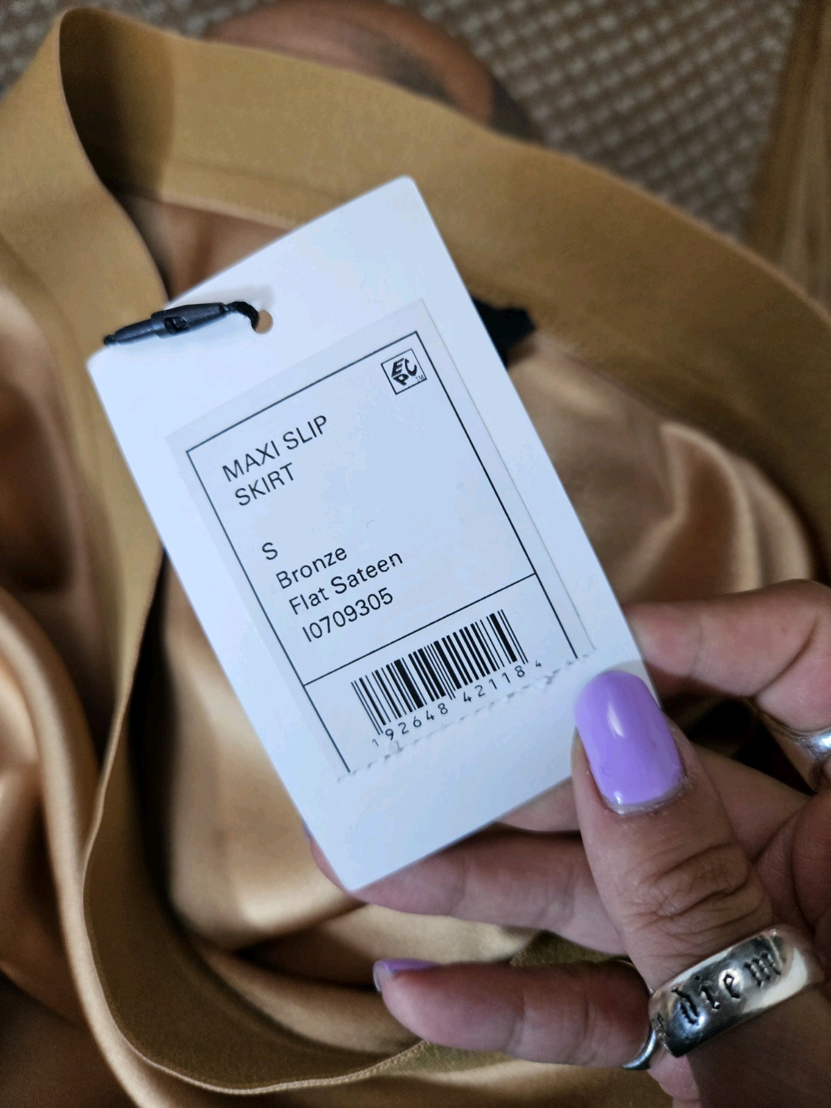 Luxury Theory Bronze Maxi Shirt for Women - Size Small, RRP £417 image 6