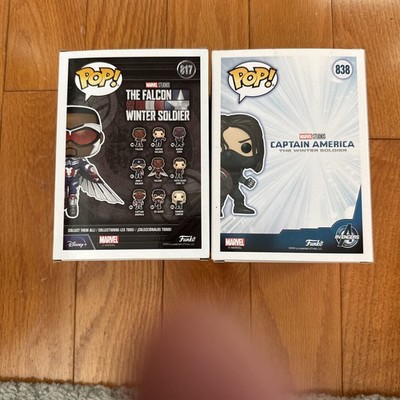 Funko Pop! #838 & 817- Marvel Captain America - Amazon - Winter