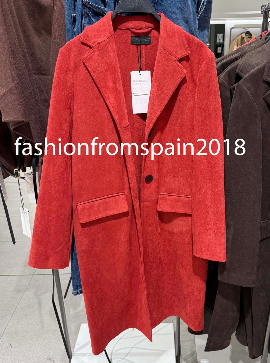 ZARA 24AWロングコート 赤 ZARA 24AWロングコート 赤 - メルカリ