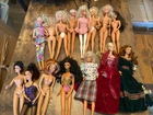 Lot of 12 Vintage Mattel Barbies And 3 Spice Girls