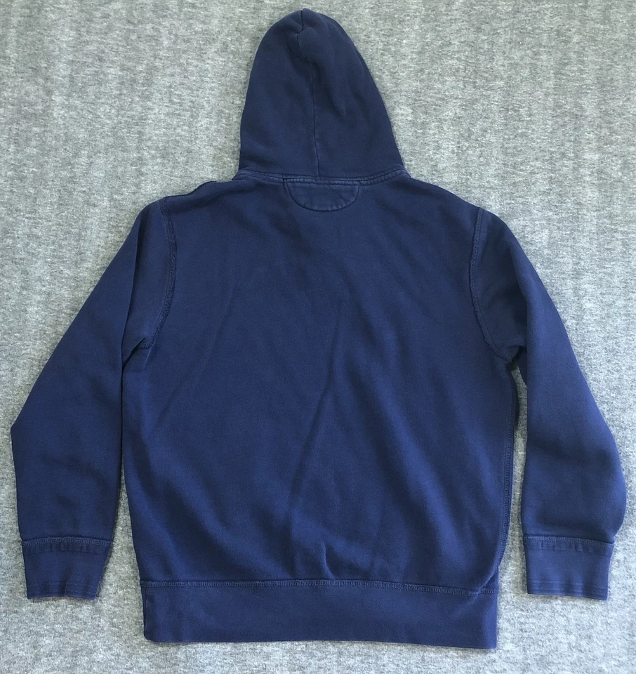 Polo Ralph Lauren Hoodie Mens XL Bleecker Pullover Elbow Patch Vintage Style - Image 2 of 4