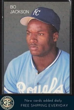 Bo Jackson 1989 Stat Back (unlicensed) #NNO NM-MT OR BETTER Kansas City Royals