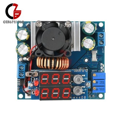 DC 9-50V 15A Adjustable Buck Module Solar MPPT Step-Down Constant Synchronous