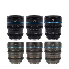 SIRUI Night Walker 24mm 35mm 55mm T1.2 S35 Cine Lens Large Aperture Camera Lens