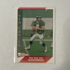 Pacific 1991 Ken O'Brien #373 New York Jets NFL Football Base Set Card