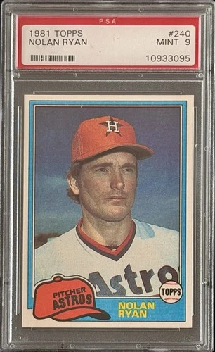 1981 Topps - Nolan Ryan #240 PSA 9 Mint