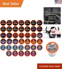 Bold & Dark Roast Coffee Pods - Assorted Variety Pack for Keurig, 40 Count