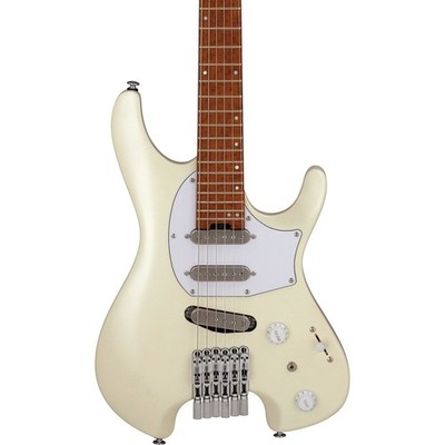 Ibanez ICHI10 Ichika Sig Headless E/G, Roasted Maple FB, Vintage White Matte