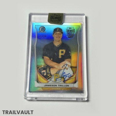 2017 Topps Archives Taillon AUTO Bowman Chrome Rainbow Refractor 15/20 Pirates