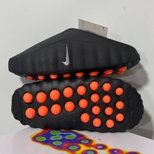 Nike Mind 001 Men's Slides Black Orange Swoosh Slip-On Clogs Casual Slipper       