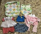 New ListingCabbage Patch Kids Diaper Bag, Baby Carrier, And Doll Clothes 1980's
