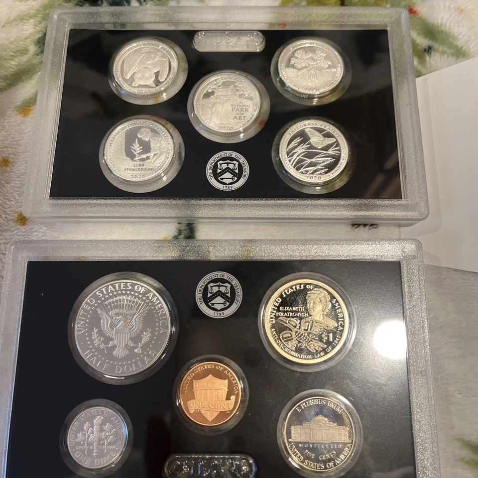 Juego de prueba de plata Estados Unidos 2020 como nuevo Foto 4 de 4