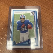Panini Donruss 2025 Abdul Carter Rated Rookie #315 Giants NFL Football Card