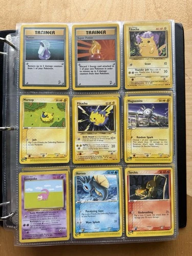 Vintage WOTC Pokemon Trading Card Game Binder COLLECTION Snorlax 275 + Cards!