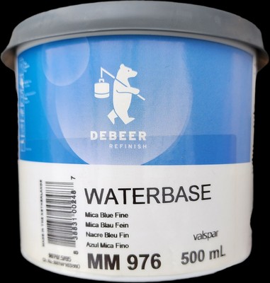 MM 976 Debeer Refinish Waterbase - MICA BLUE FINE - 500mL