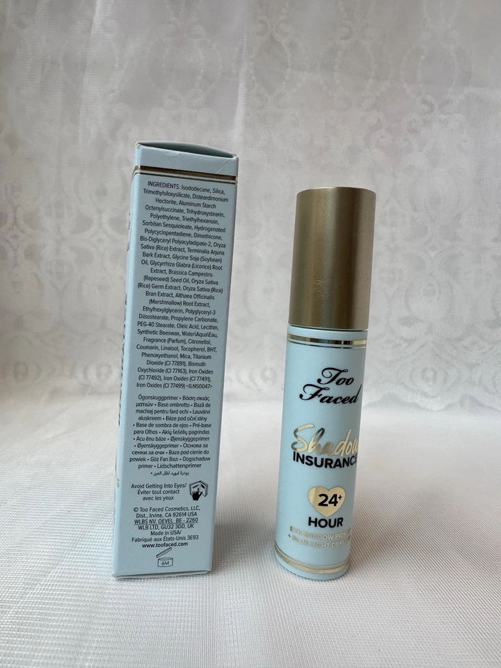 Imprimación de sombras de ojos Too Faced Shadow Insurance 24 horas, tamaño completo 0,2 oz/6 ml Foto 3 de 3