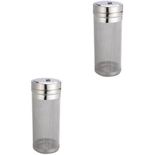  2 PCS Funnel with Strainer Beer Brewing Equipment Hop Filter Filtering