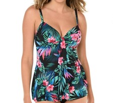 Miraclesuit marina underwire tankini top size 8