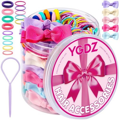 YGDZ Hair Accessories for Girls, Toddler, Elastic Baby Hair Ties, Rubber Band...