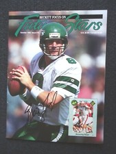 Browning Nagle - Beckett Future Stars Football Autographed - Oct. 1992 