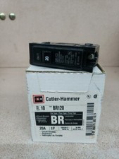  1 NEW OLD STOCK BR120 20Amp Single Pole Circuit Breaker Cutler Hammer