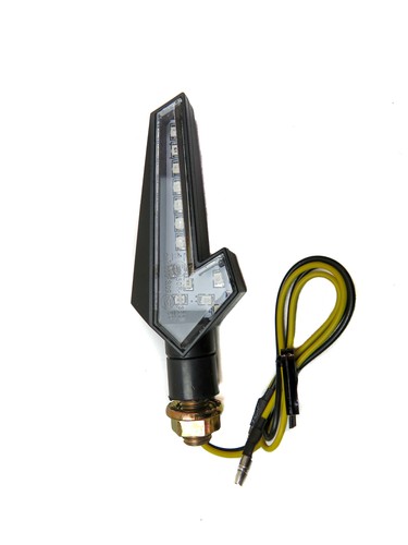 Indicators LED Sequential Wave 4x For Yamaha XT 500 Upswept Muffler 1977 - 1979 - Picture 3 of 7