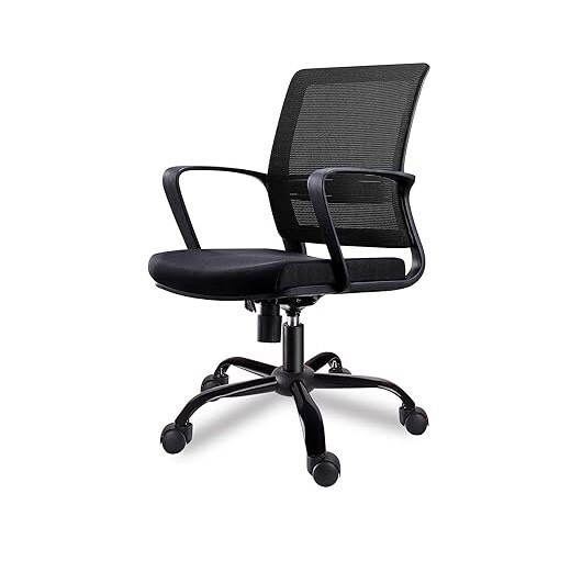 W Armrests Midback Office Support Mesh Computer Desk