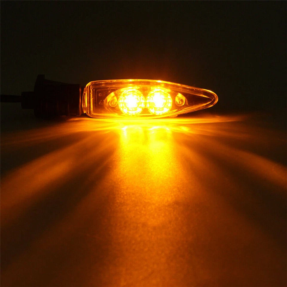 4x Feux Clignotants Avant Arrière Indicateur LED pour BMW R1200GS S1000RR F800GS - Photo 3/4