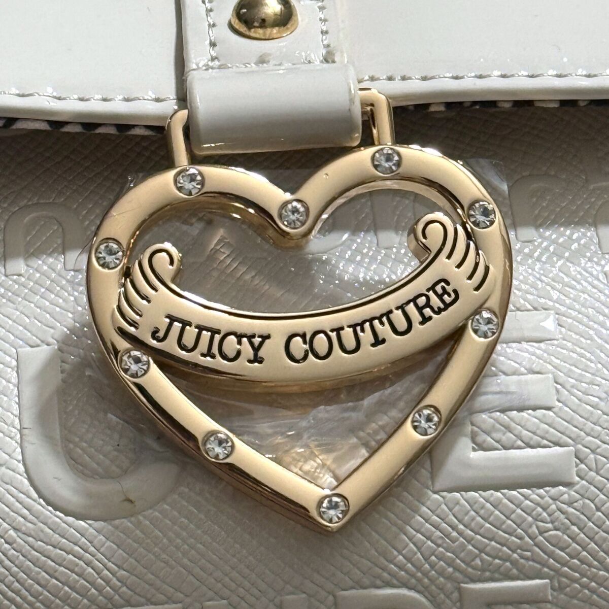 Juicy Couture My Heart Will Go On Flap Bag Shoulder Bag Juicy Couture My Heart Will Go On Flap Bag Shoulder Bag