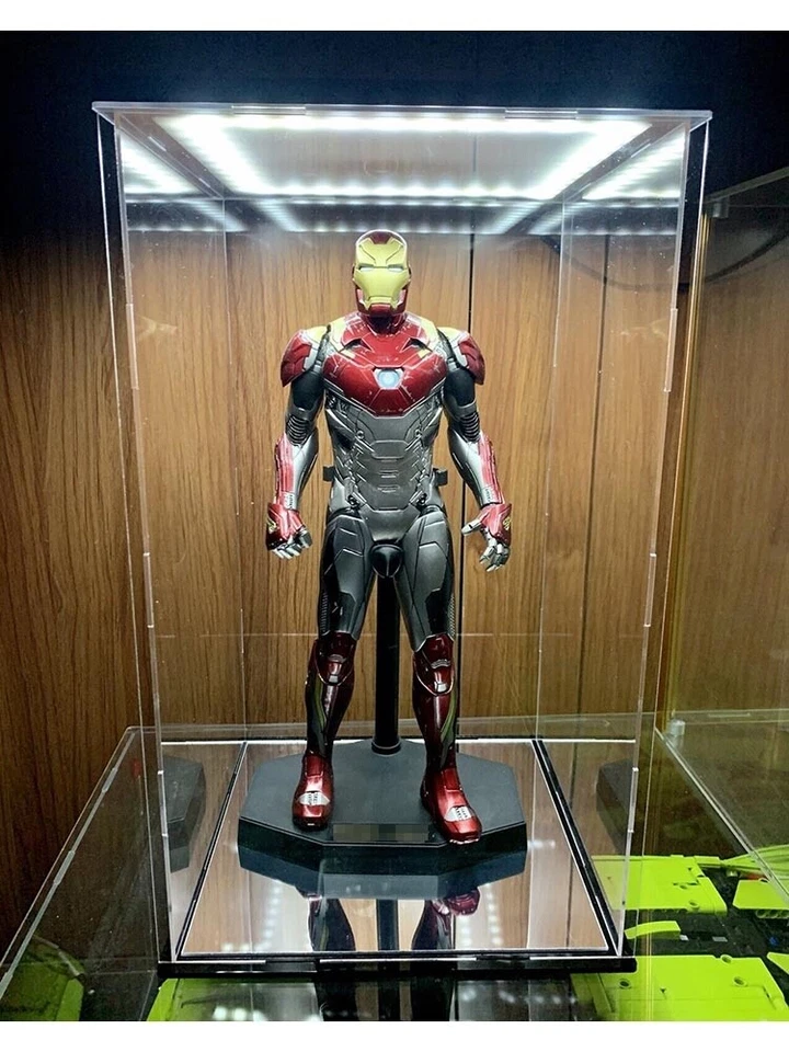 14" LED Acrylic Display Case for Hot Toys 1/6 Scale Figure - Image 3 of 4