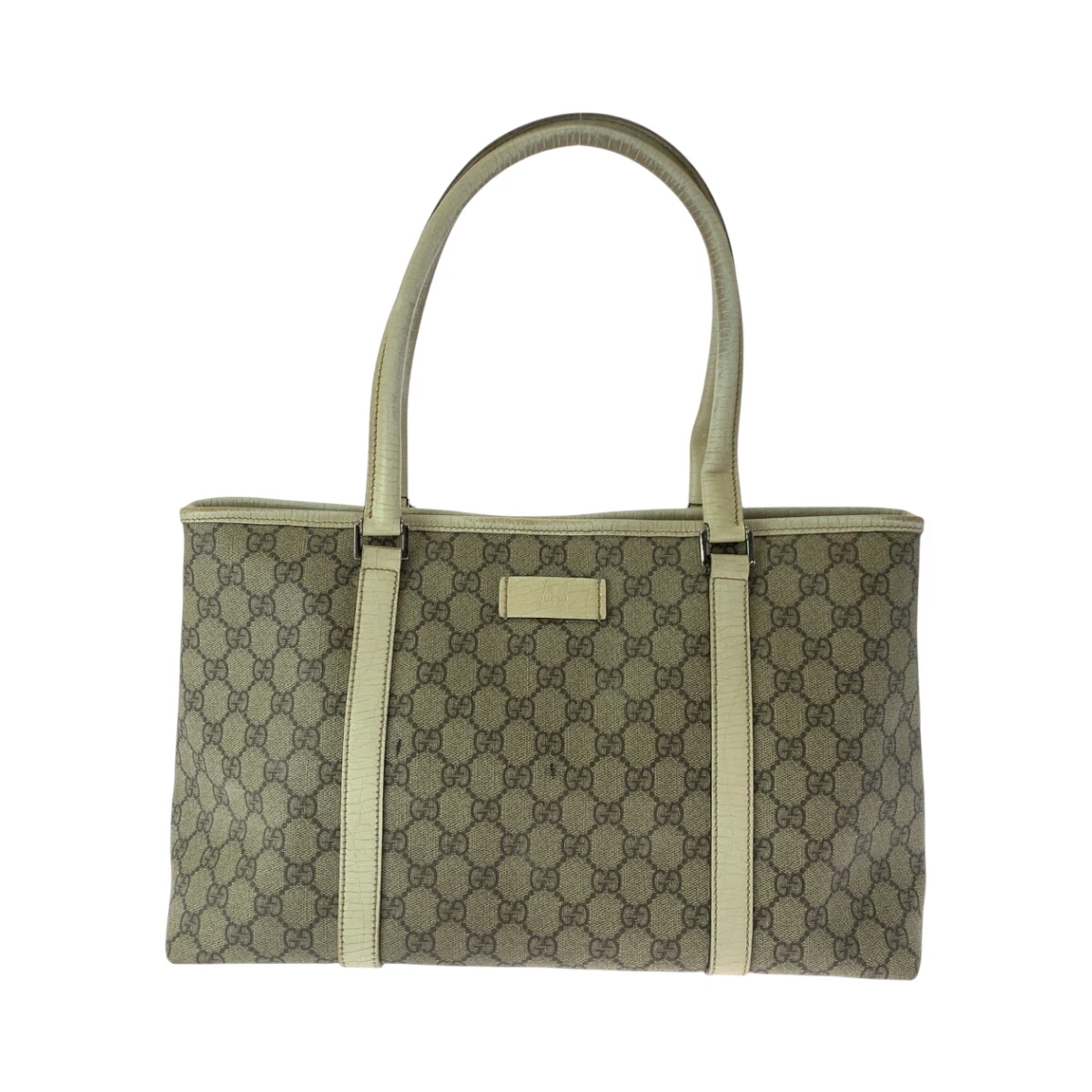Sac fourre tout bandoulière GUCCI 114695 beige ivoire GG toile suprême GG