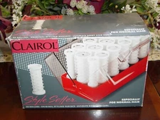 (red case) CLAIROL INSTANT HEAT 20 HOT ROLLERS CURLERS CLIPS Mo. C -20 -1 CHINA