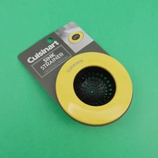 Cuisinart Sink Strainer Stainless Steel Kitchen Drain Screen Banana Yellow