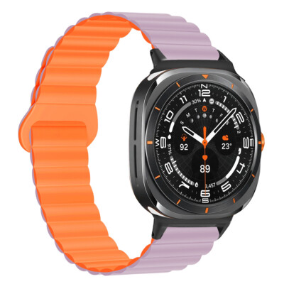 Silicone Band Magnetic Loop Wristbands Strap For Samsung Galaxy Watch Ultra 47mm