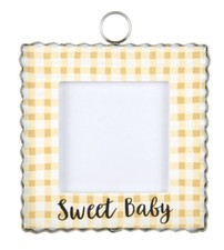 The Round Top Collection Mini Baby Photo Frame Y22029 Mini Gallery 6"x1"x7"