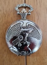 Cezar Eagle Design Pocket Watch In Working Order