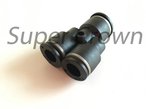 Pneumatic Union Y Reducer Tee Push In To Connect Air Fitting One Touch - Picture 22 of 28