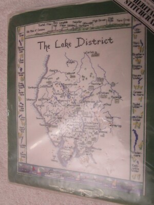 The Lake District (Wales) Counted Cross Stitch Kit #MLD399 (Heritage Stitchcraft