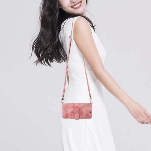 For Samsung Galaxy Z Fold6/5/4/3 Card Wallet Flip Holder Crossbody Phone Case - Picture 48 of 72
